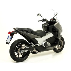 TERMINALE ARROW RACE-TECH HONDA INTEGRA 750 2014-2015, ALLUMINIO DARK/CARBONIO, OMOLOGATO