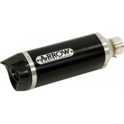 TERMINALE ARROW THUNDER HONDA CB 1000 R 2008-2010, ALLUMINIO DARK/CARBONIO, OMOLOGATO