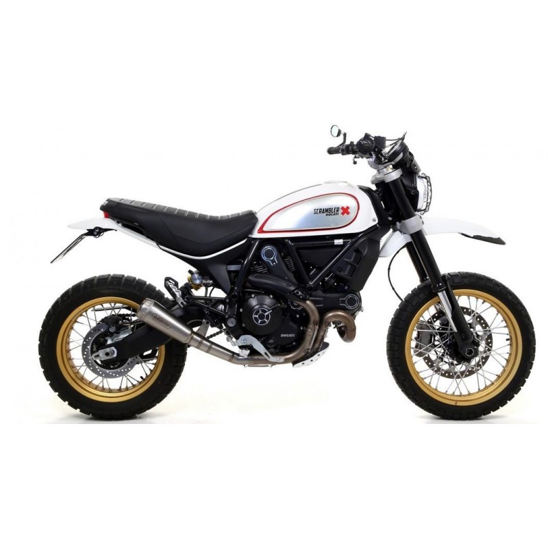 TERMINALE DI SCARICO ARROW PRO-RACE DUCATI SCRAMBLER CAFÈ RACER 2017-2018, TITANIO, RACING
