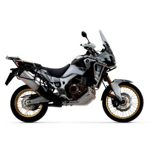 TERMINALE DI SCARICO ARROW SONORA HONDA AFRICA TWIN 1000 2016-2017, TITANIO/CARBONIO, OMOLOGATO
