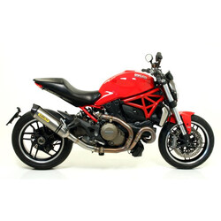 TERMINALE ARROW RACE-TECH DUCATI MONSTER 1200 2014-2016, TITANIO/CARBONIO, DEKAT