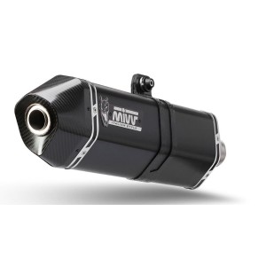 TERMINALE MIVV SPEED EDGE BMW F 900 GS ADVENTURE 2024-2026 (EURO 5+), OMOLOGATO BLACK/CARBONIO