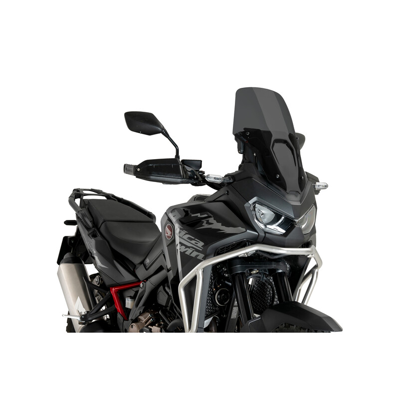 PARABRISAS PUIG TOURING HONDA AFRICA TWIN 1000 ADVENTURE SPORTS 2022-2023, AHUMADO OSCURO