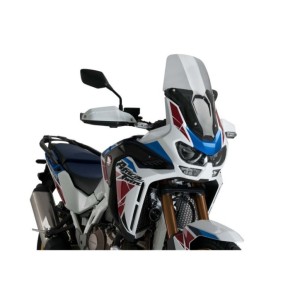 PUIG TOURING WINDSHIELD HONDA AFRICA TWIN 1000 ADVENTURE SPORTS 2024-2026, LIGHT SMOKE