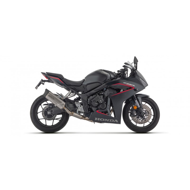 ARROW INDY RACE FULL EXHAUST SYSTEM EVO HONDA CB 650 R 2024-2025 (EURO 5+), TITANIUM/CARBON, CATALYTIC