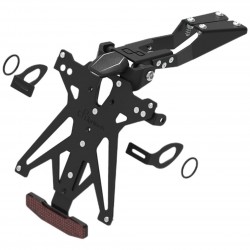 LIGHTECH KENNZEICHENHALTER-KIT HONDA HORNET 500 2024, EINSTELLBAR