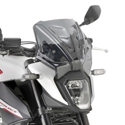 GIVI WINDSCREEN HONDA HORNET 500 2024, SMOKED, WITH MOUNTING KIT