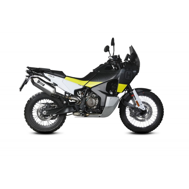 TERMINALE MIVV SPEED EDGE PER HUSQVARNA NORDEN 901 2022-2023, OMOLOGATO ACCIAIO/CARBONIO