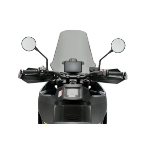 PUIG TOURING WINDSHIELD HUSQVARNA NORDEN 901 2022-2023, LIGHT SMOKE
