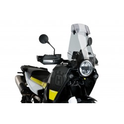 PUIG TOURING WINDSCHUTZSCHEIBE MIT DEFLEKTOR HUSQVARNA NORDEN 901 2022-2023, LEICHTER RAUCH