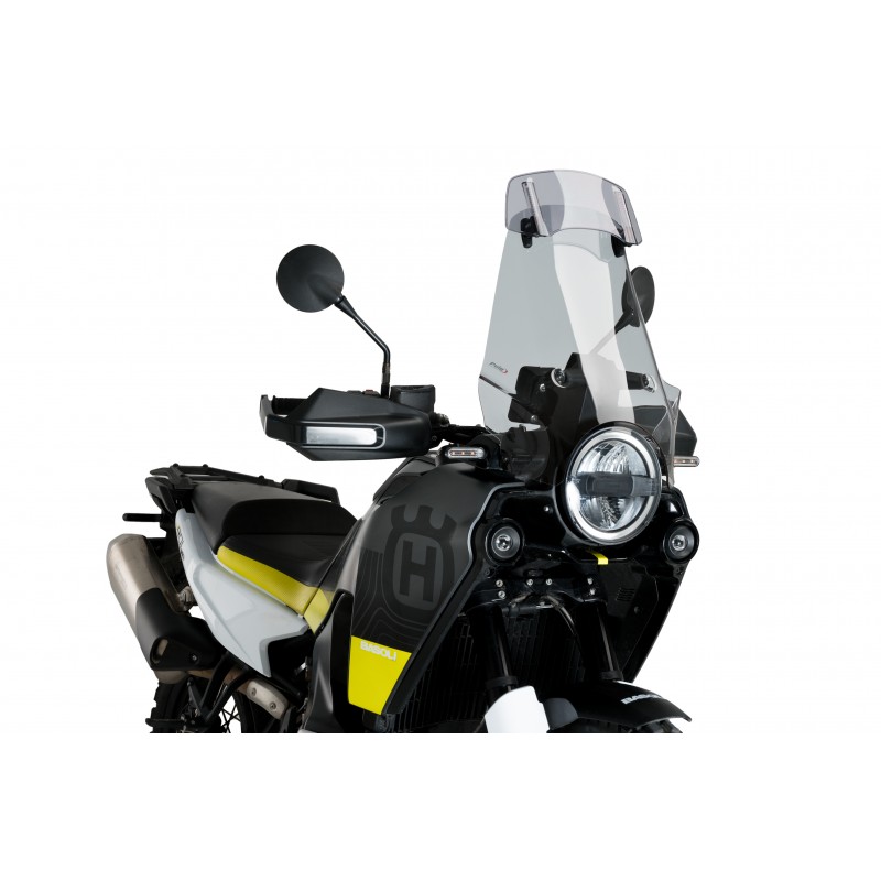 PARABRISAS PUIG TOURING CON DEFLECTOR HUSQVARNA NORDEN 901 2022-2023, AHUMADO CLARO