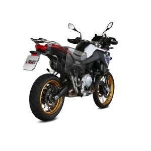 TERMINALE MIVV SUONO BMW F 850 GS 2021-2024, OMOLOGATO BLACK/CARBONIO