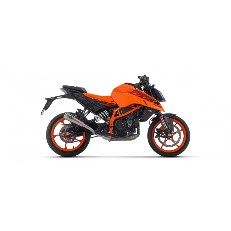 TERMINALE ARROW PRO-RACE KTM 390 DUKE 2024, ACCIAIO, OMOLOGATO