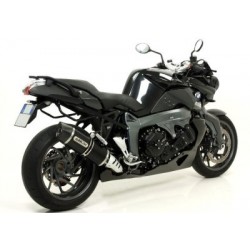 TERMINALE ARROW MAXI RACE-TECH BMW K 1300 R 2009-2015, ALLUMINIO DARK/CARBONIO, DEKAT