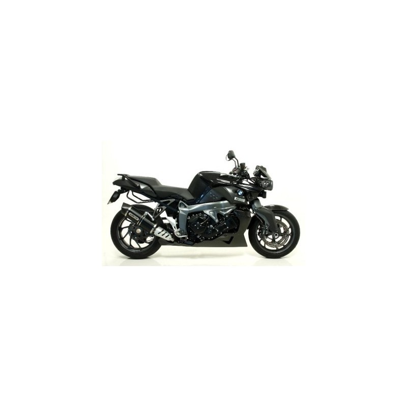 TERMINALE ARROW MAXI RACE-TECH BMW K 1300 R 2009-2015, ALLUMINIO DARK/CARBONIO, DEKAT