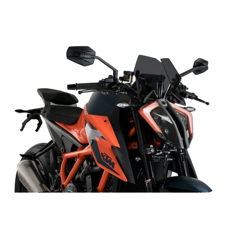 PARABRISAS PUIG SPORT NEW GENERATION KTM 1390 SUPER DUKE R 2024, AHUMADO OSCURO
