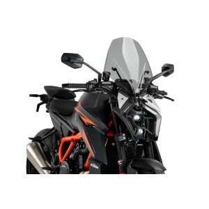 PARABRISAS PUIG TOURING NEW GENERATION KTM 1390 SUPER DUKE R 2024, AHUMADO CLARO