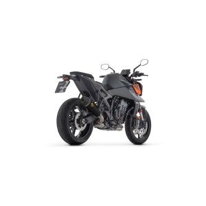 TERMINALE ARROW X-KONE KTM 990 DUKE 2024-2025 (EURO 5+), ACCIAIO DARK/CARBONIO, OMOLOGATO