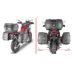 PORTAVALIGIE LATERALE GIVI PL ONE-FIT MONOKEY APRILIA TUAREG 660 2022-2024