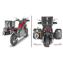 GIVI PL ONE-FIT MONOKEY CAM-SIDE SIDE CASE HOLDER APRILIA TUAREG 660 2022-2024