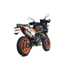 TERMINALE MIVV OVALE KTM 890 SMT 2023, OMOLOGATO TITANIO/CARBONIO