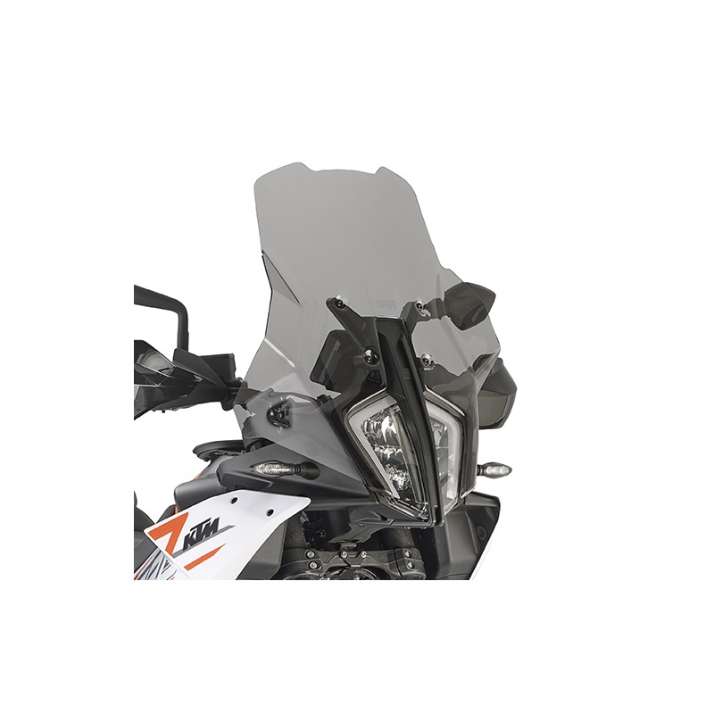 WINDSHIELD GIVI KTM 890 SMT 2023, SMOKE, WITH MOUNTING KIT