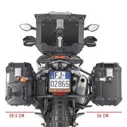 SPEZIFISCHER STAHLROHR-SEITENKOFFERTRÄGE GIVI PL ONE-FIT MONOKEY CAM-SIDE KTM 890 SMT 2024