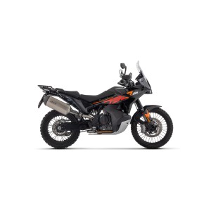 TERMINALE DI SCARICO ARROW SONORA KTM 890 SMT 2024 (EURO 5+), TITANIO/CARBONIO, OMOLOGATO