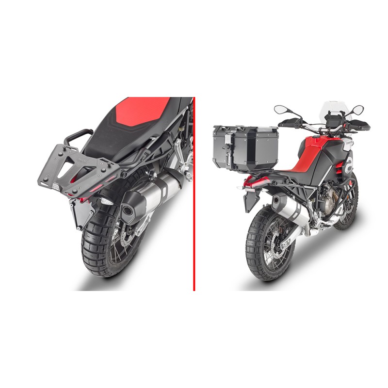 SPEZIFISCHER TOPCASE TRÄGER GIVI FÜR TOPCASE MONOKEY/MONOLOCK APRILIA TUAREG 660 2022-2024