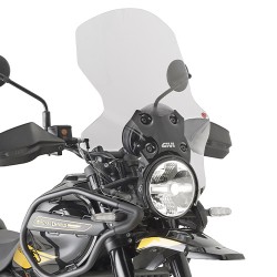 CUPOLINO GIVI TOURING ROYAL ENFIELD HIMALAYAN 450 2024, TRASPARENTE