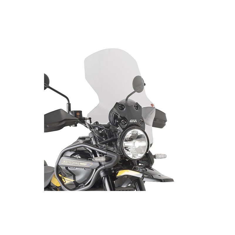 GIVI WINDSCREEN ROYAL ENFIELD HIMALAYAN 450 2024, TRANSPARENT