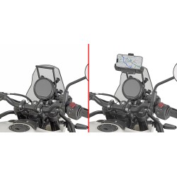 GIVI ALUMINIUM CROSSBAR FÜR SMARTPHONE-BEFESTIGUNG ROYAL ENFIELD HIMALAYAN 450 2024