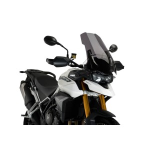 PUIG TOURING WINDSHIELD TRIUMPH TIGER 900 GT PRO 2024-2025, DARK SMOKE