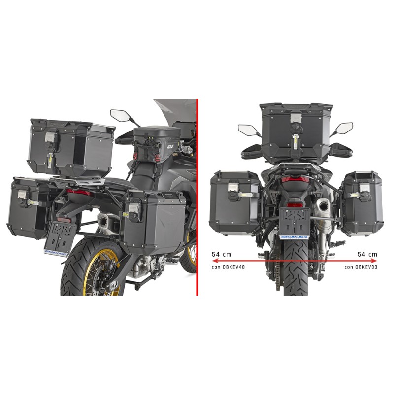 PORTAVALIGIE LATERALE GIVI PL ONE-FIT MONOKEY CAM-SIDE VOGE VALICO 900 DSX 2024-2025