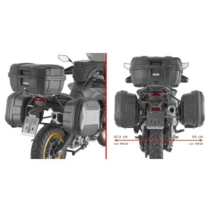 PORTAMALETAS LATERAL GIVI PL ONE-FIT MONOKEY VOGE VALICO 900 DSX 2024-2025