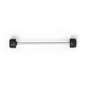 PAR DE ALMOHADILLAS DE PROTECCIÓN DE RUEDA DELANTERA RIZOMA YAMAHA MT-09 2024-2025, NEGRO