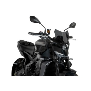 PUIG SPORT NEW GENERATION WINDSCREEN YAMAHA MT-09 2024-2025, DARK SMOKE