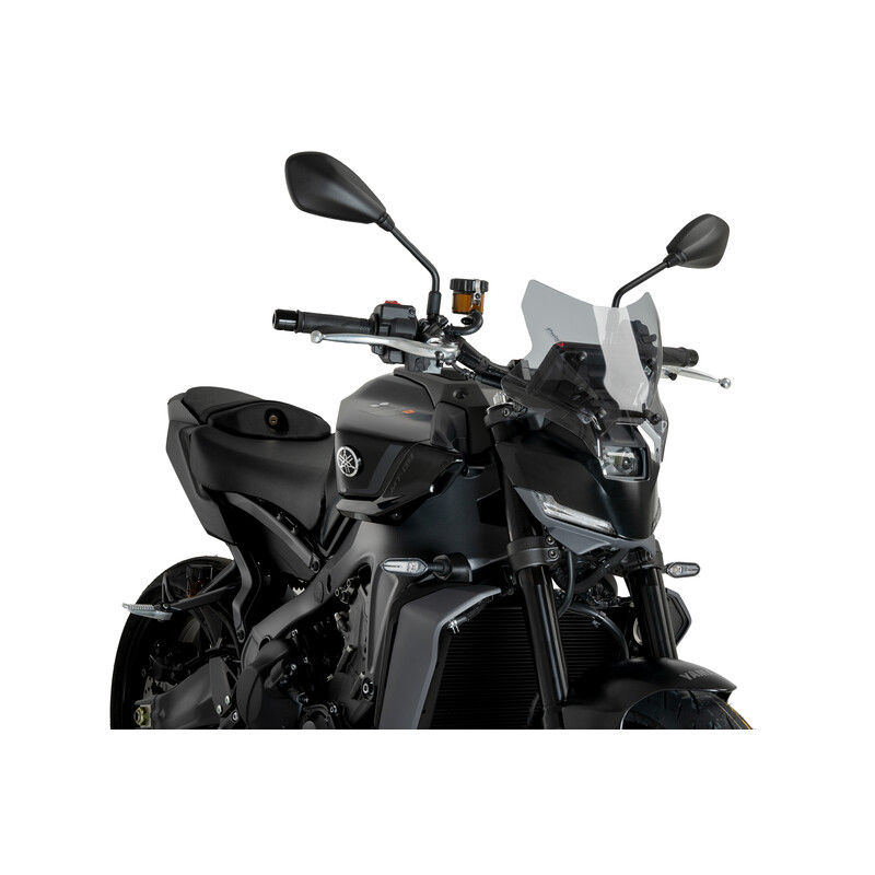 PUIG SPORT WINDSCHUTZSCHEIBE NEW GENERATION YAMAHA MT-09 2024-2025, LEICHTER RAUCH