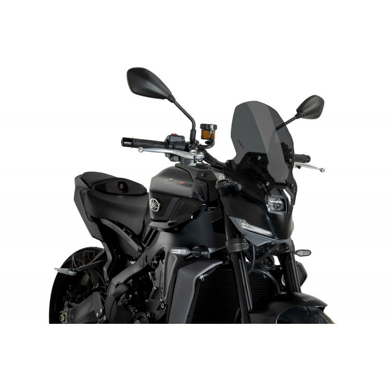 PUIG TOURING WINDSCHUTZSCHEIBE NEW GENERATION YAMAHA MT-09 SP 2024, DUNKLE RAUCH