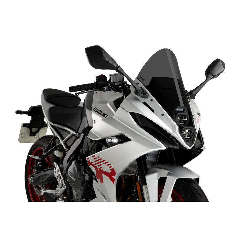 PUIG R-RACER SCREEN SUZUKI GSX-8R 2024-2025, DARK SMOKE