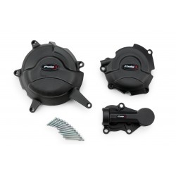 KIT PROTEZIONI CARTER MOTORE PUIG SUZUKI GSX-8R 2024, NERO