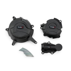 PUIG CRANKCASE PROTECTION KIT SUZUKI GSX-8R 2024-2025, BLACK