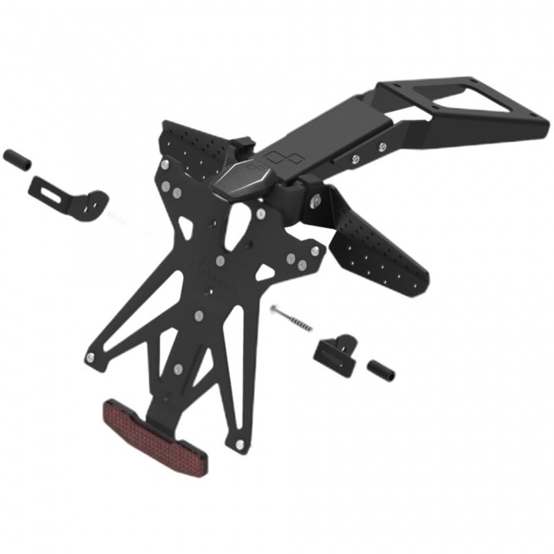 KIT PORTAMATRÍCULA LIGHTECH DUCATI HYPERMOTARD 698 2024, REGULABLE