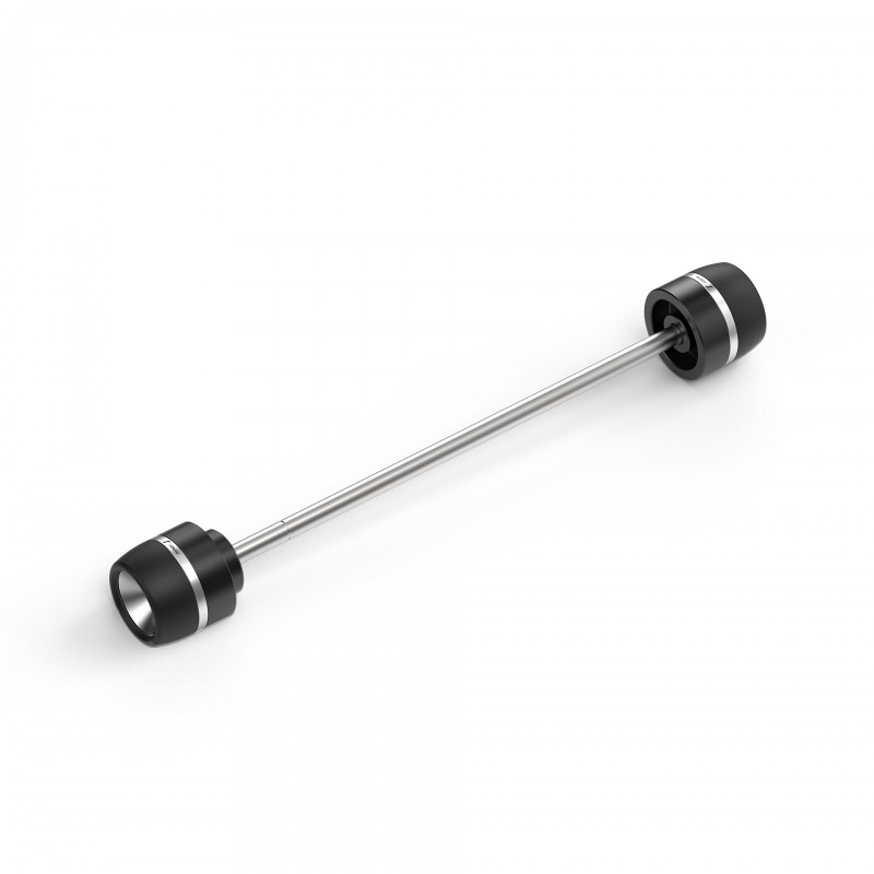 COPPIA TAMPONI PROTEZIONE RUOTA ANTERIORE RIZOMA DUCATI HYPERMOTARD 698 2024, SILVER