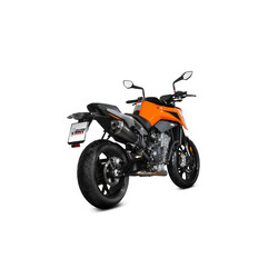 TERMINALE MIVV DELTA RACE KTM 790 DUKE 2023-2024, OMOLOGATO BLACK/CARBONIO