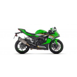 TERMINALE DI SCARICO ARROW PISTA KAWASAKI ZX-6R 2024-2025, TITANIO/CARBONIO, OMOLOGATO