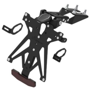 KIT PORTAMATRÍCULA LIGHTECH KAWASAKI ZX-6R 636 2024-2025, REGULABLE