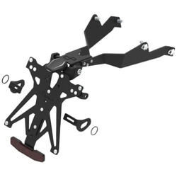 KIT LIGHTECH LICENSE PLATE HOLDER HONDA CB 650 R 2024, ADJUSTABLE