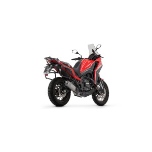 ARROW INDY RACE EVO EXHAUST MOTO MORINI X-CAPE 650 2024-2025 (EURO 5), TITANIUM/STEEL, APPROVED