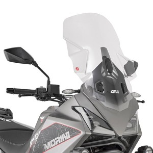 PARABRISAS GIVI MOTO MORINI X-CAPE 650 2024-2025, TRANSPARENTE